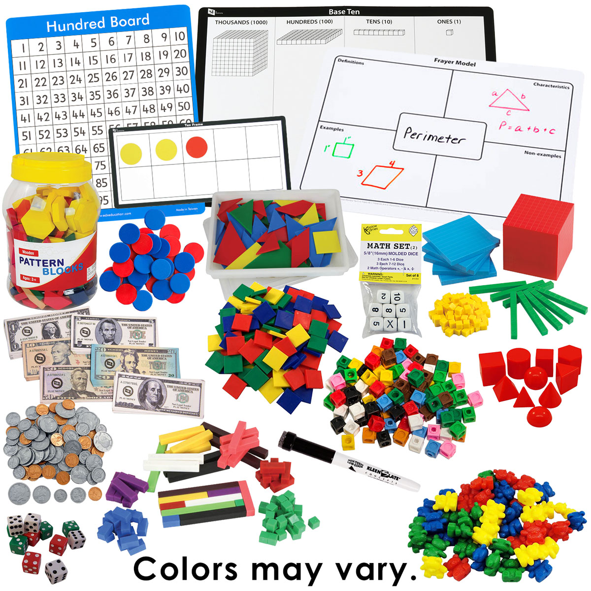 Discover! Math Manipulative Kit Primary Grades