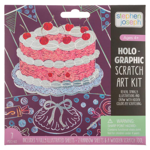 Holographic Scratch Art Kit - Sweets