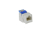 Cat5e Tool Less RJ45 Keystone Jack, White