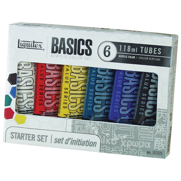 Basics Acrylic Color Set (6 tubes)