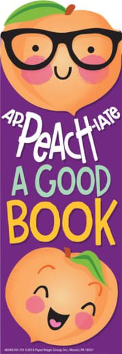 Peach Scented Bookmark