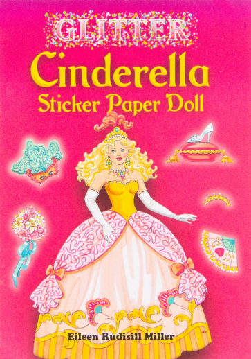 Glitter Cinderella Sticker Paper Doll
