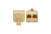 RJ11 (6P4C) Modular T Adapter – 1 Male to 2 Female Splitter, Ivory Color