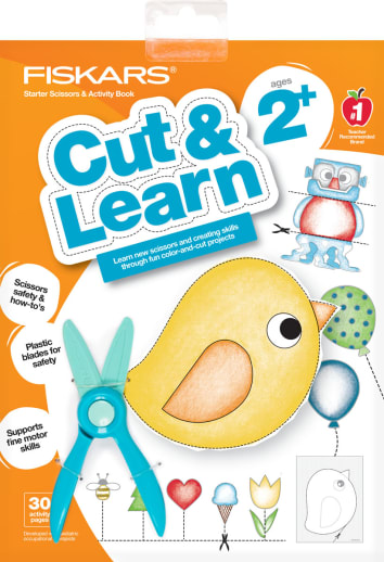 Fiskars Cut & Learn 2+ with Starter Scissors