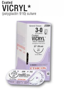 Coated Vicryl LigaPak Suture - Ligating Reel MK 99406
