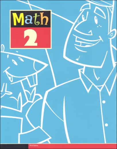 BJU Press Math 2 Student Worktext 3rd Edition Softcover Updated Version
