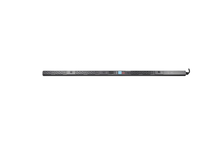 APC Metered 0U Vertical Rack PDU, 30A 208V Power Distribution Unit with (36) C13, (6) C19 &amp; (2) NEMA 5-20R Outlets, AP8865