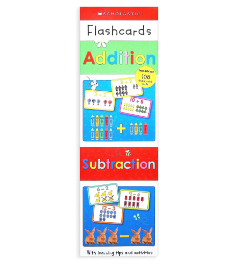 Addition & Subtraction Flashcard Double Pack (Scholastic Early Learners)