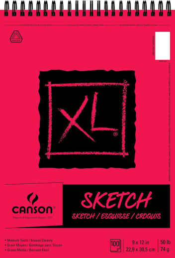 Canson XL Recycled Sketch Pad (5.5x8.5) 100 sheets