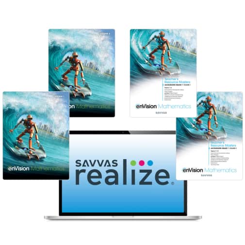 Savvas enVision Math Middle Homeschool Bundle - Grade 7 Accelerated (2021 edition)