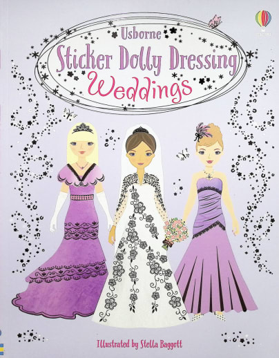 Sticker Dolly Dressing Weddings