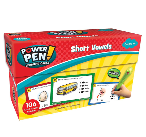 Power Pen Learning Cards - Short Vowels