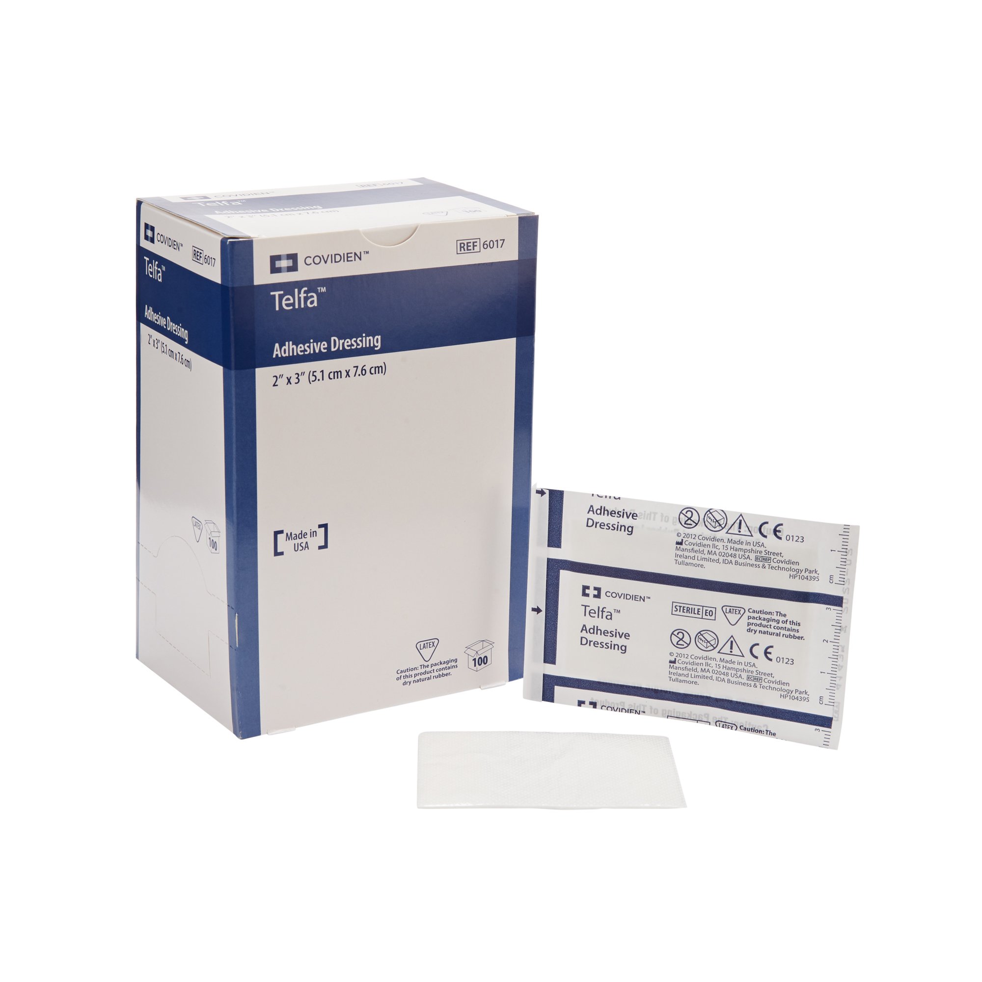 Telfa White Adhesive Dressing, 2 x 3 Inch MK 10119