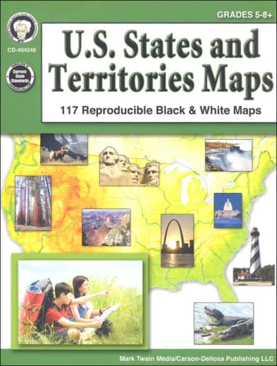 U.S. States and Territories Maps