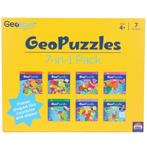 Geopuzzles Boxed Set (all seven)