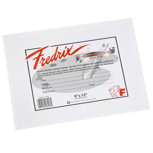 Fredrix Canvas Panel 9" x 12"