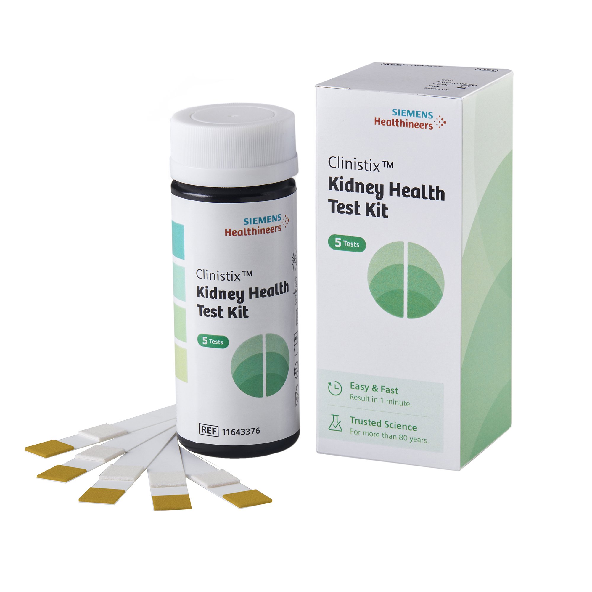 Clinistix Kidney Health Test Kit, Urine Test Strips, Five Tests MK 1244781