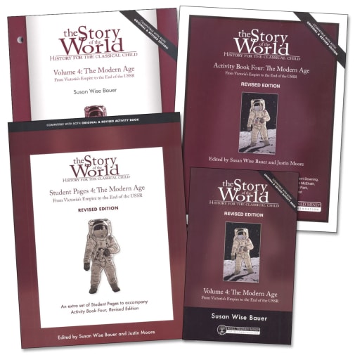 Story of the World Volume 4 Combo Pack