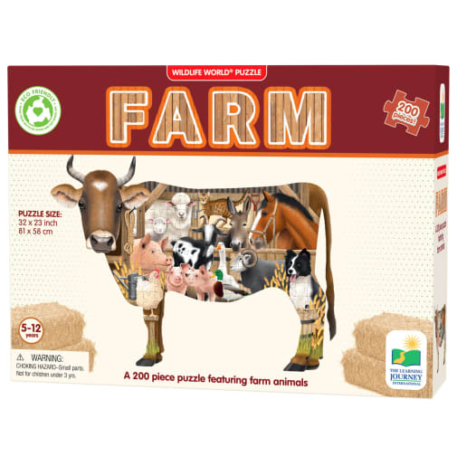 Wildlife World - Farm Puzzle (200 piece)