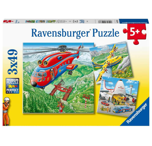 Ravensburger Above the Clouds Children's Puzzle (3 x 49 piece puzzle)