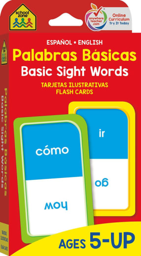 Bilingual Beginning Sight Words Flash Cards