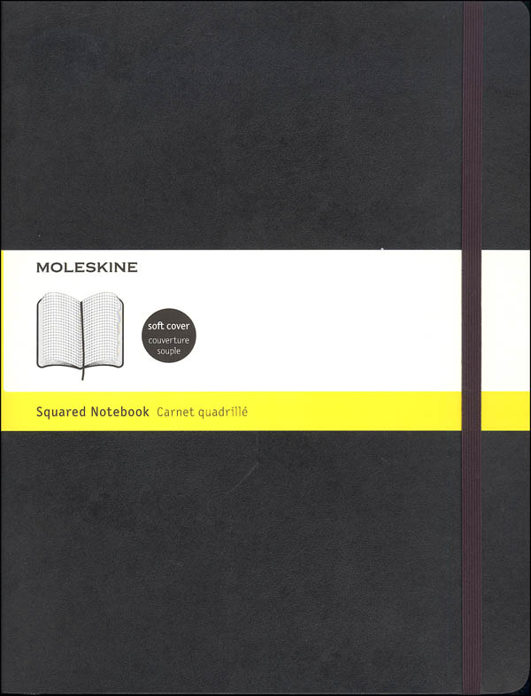 Moleskine squared soft deals extra large notebook 9788883707247