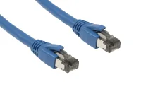 7ft Blue Shielded Cat8 Ethernet Cables | Snagless Easyboot