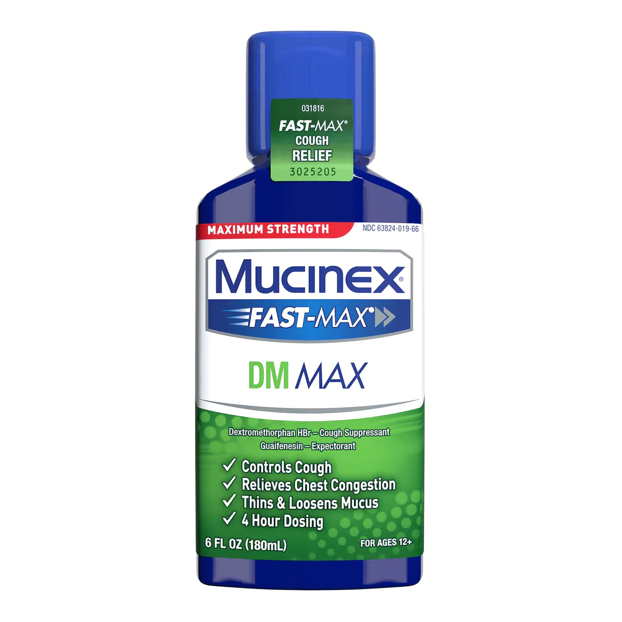Mucinex Fast-Max DM Max Guaifenesin / Dextromethorphan Cold and Cough Relief MK 830949