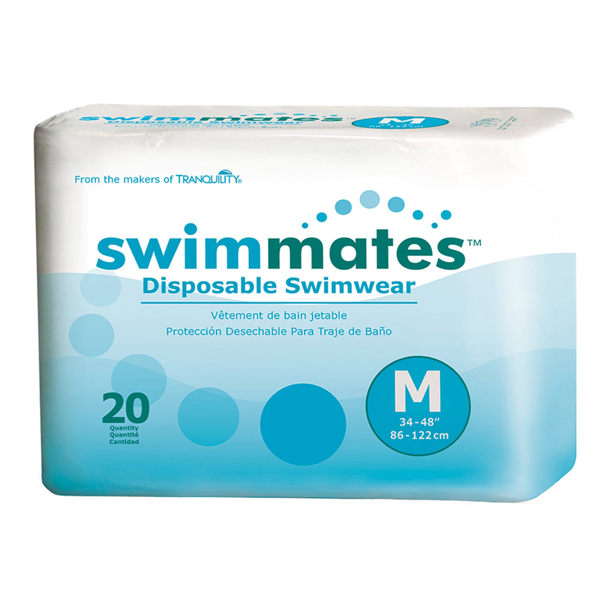 Swimmates Bowel Containment Swim Brief, Medium MK 884136