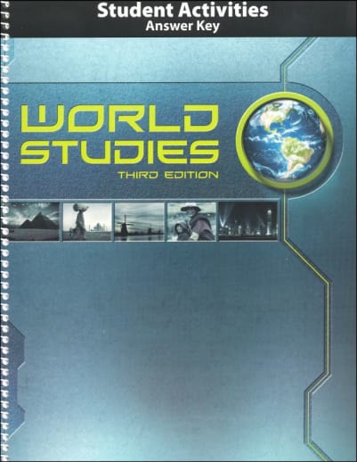 BJU Press World Studies Activity Manual Teacher Edition 3rd Edition