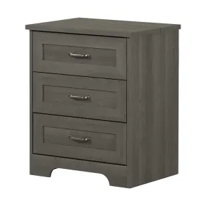 2-Drawer End Table with Movable Surface