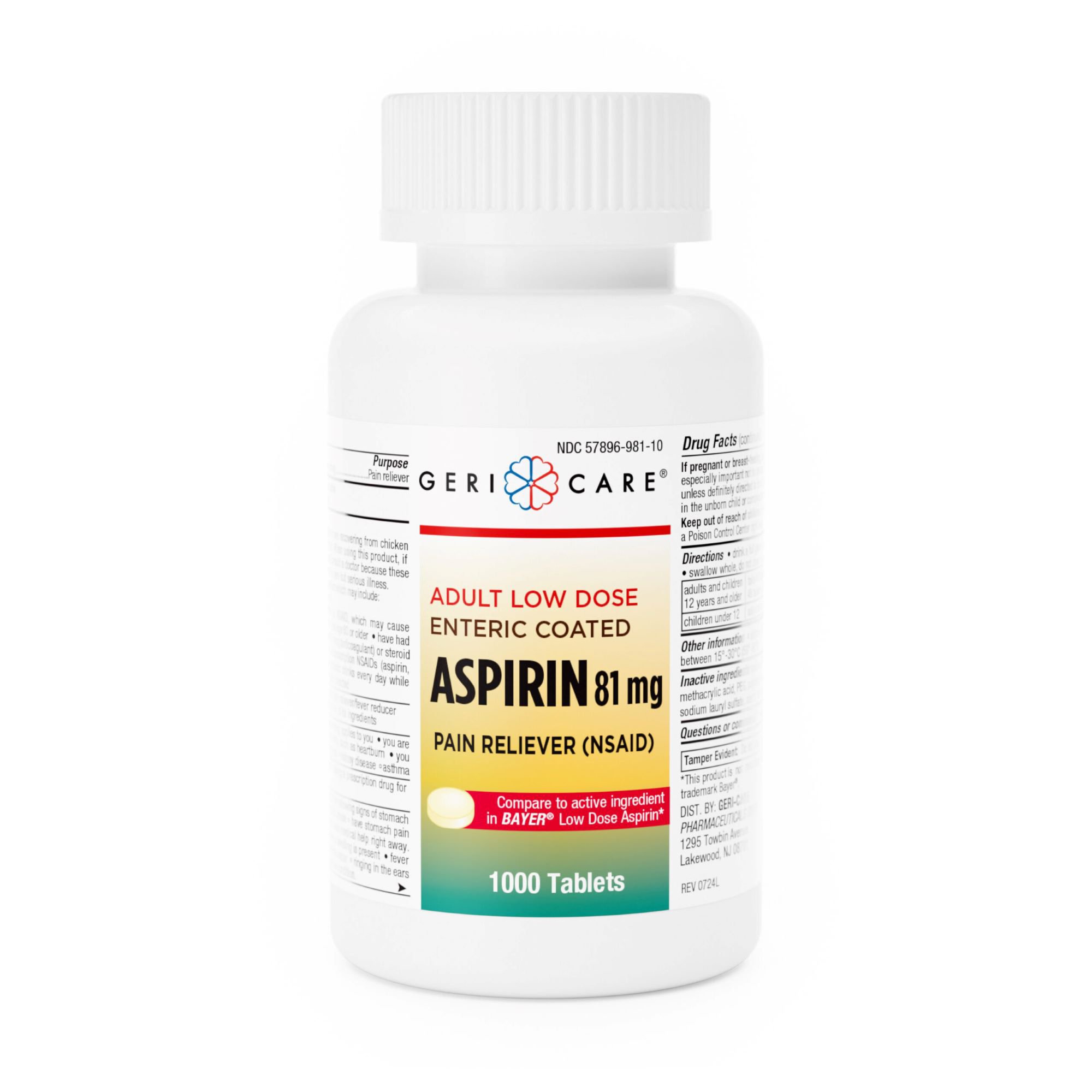 Geri-Care Low Dose Aspirin MK 1196144