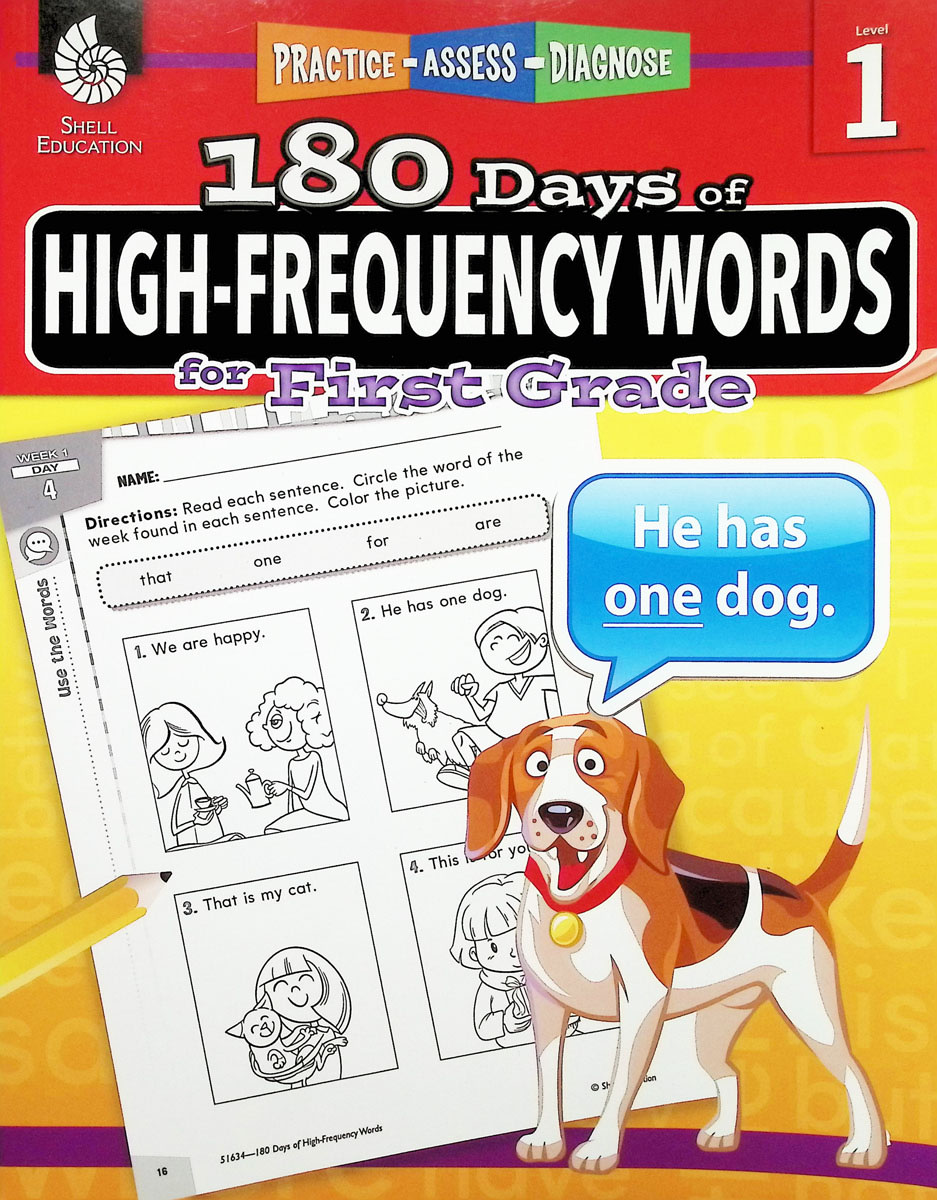 180 Days of High-Frequency Words for First Grade