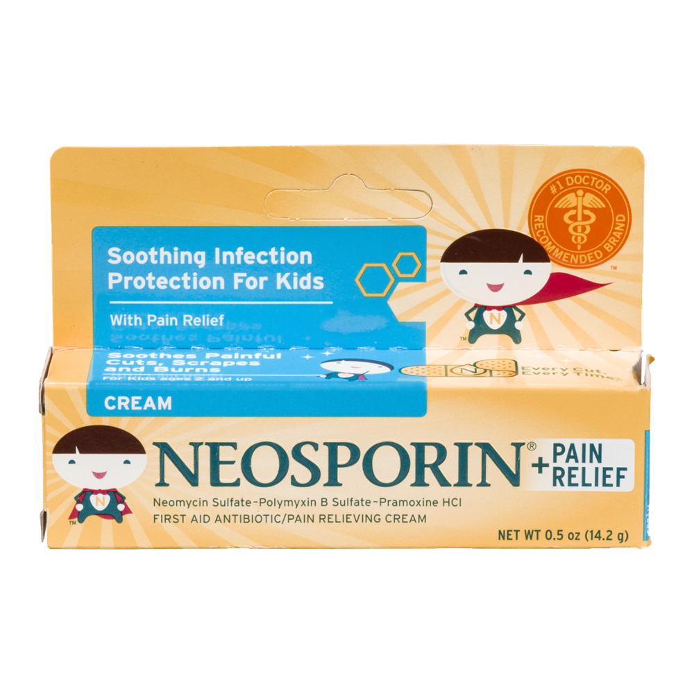 Neosporin + Pain Relief for Kids First Aid Antibiotic, 0.5 oz. Tube MK 785539