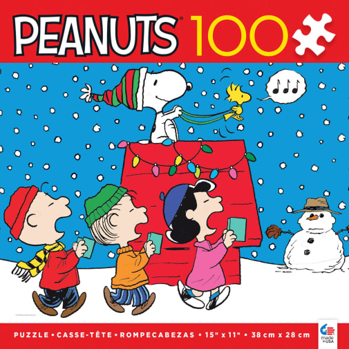 Ceaco Peanuts Holiday Snoopy and the Singers Puzzle (100 pieces)
