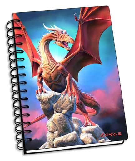 Red Dragon 3D Notebook 4" x 6"