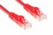 25ft Red CAT6 Ethernet Patch Cable, Half-Moon, Booted