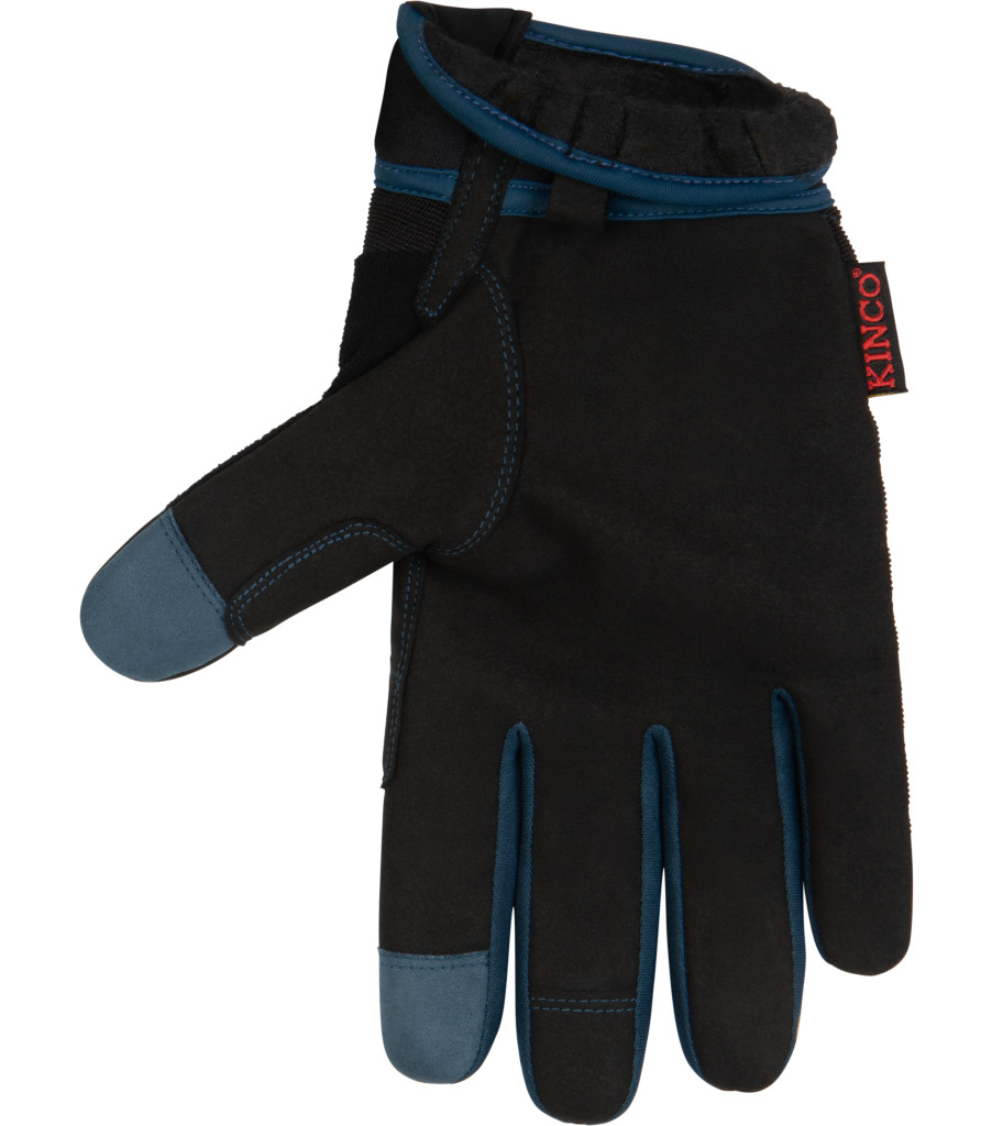 KincoPro&trade; Lined Black Synthetic with Pull-Strap, Black, large image number 1