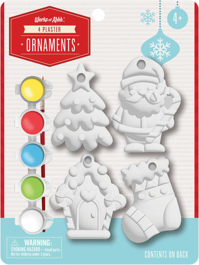 Ornaments - Plaster Paint Set