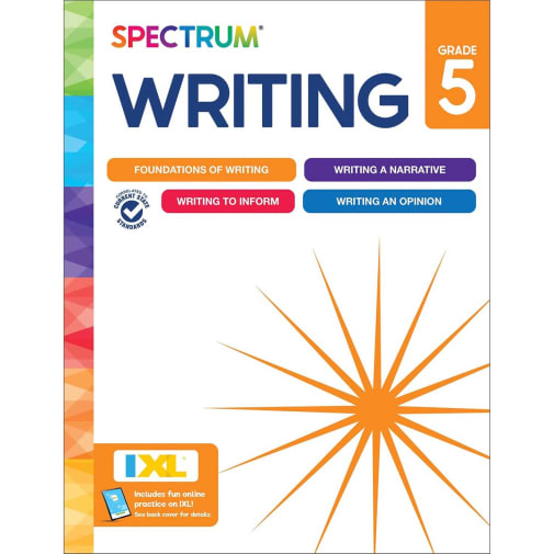 Spectrum Writing Workbook Grade 5