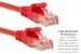 Cat6 Ethernet Patch Cable, Snagless, UTP, 25 ft, Red