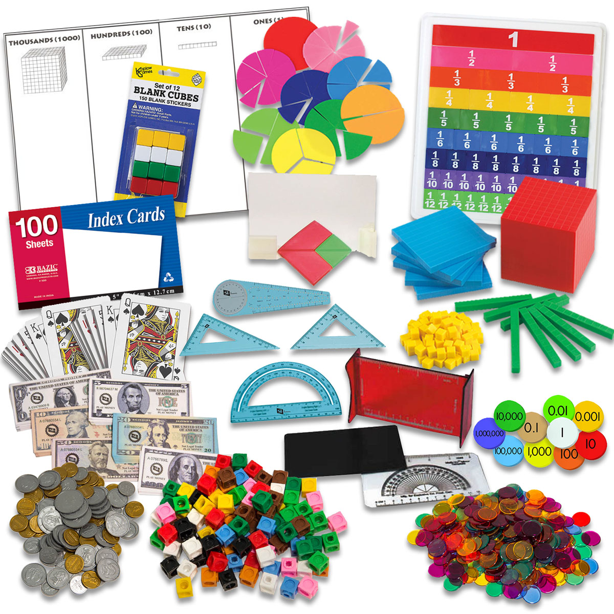 Primary Math US Level 4 Manipulatives Package