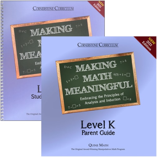 Making Math Meaningful K Parent/Teacher Combo Set (Revised Editions)
