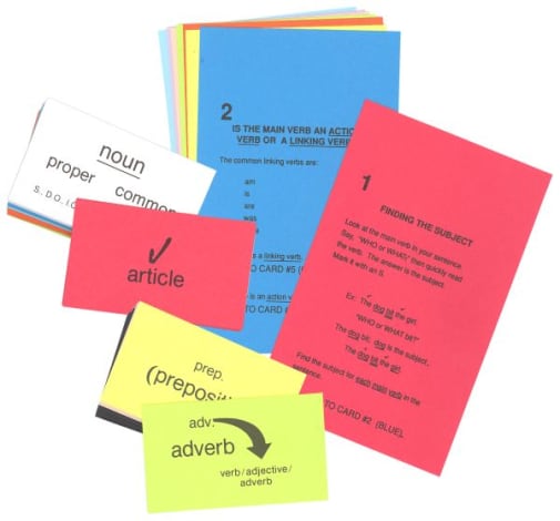 Winston Grammar Basic Level Clue Card Set