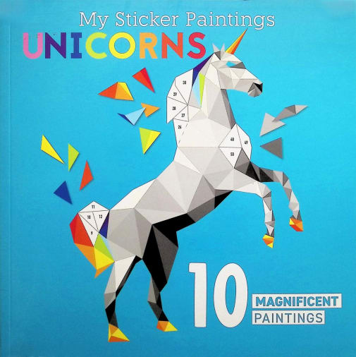 My Sticker Paintings: Unicorns
