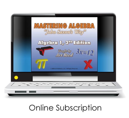 Mastering Algebra - Saxon Algebra 1 3rd Edition Online Video Access (24-month subscription)