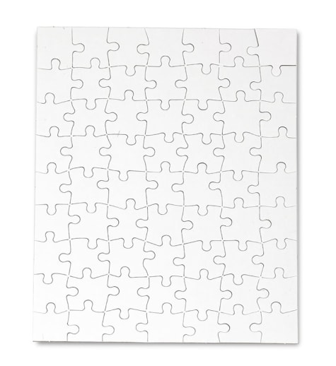 Compoz-A-Puzzle - Rectangle (8-1/2" x 11") 63 Pieces - 10 per pack