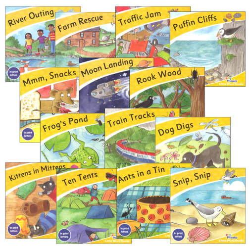 Jolly Phonics Little Word Books (14 Books)