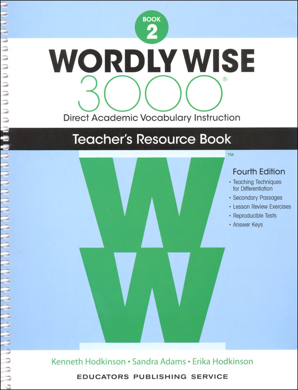 Wordly Wise 3000 Book 2 Teacher