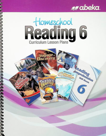 Abeka Reading 6 Homeschool Curriculum Lesson Plans - Revised